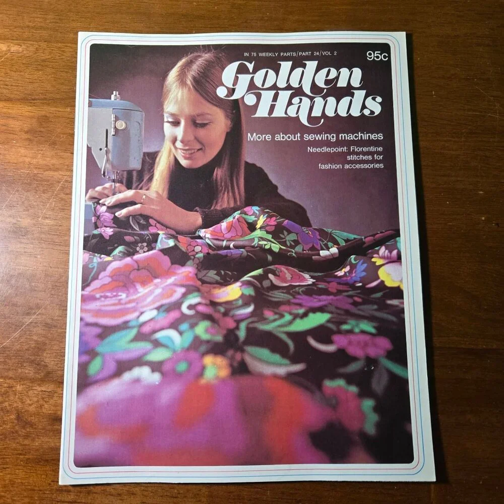 Golden Hands weekly magazine Part 21-25 Vol 2 Knitting Dressmaking Needlecraft